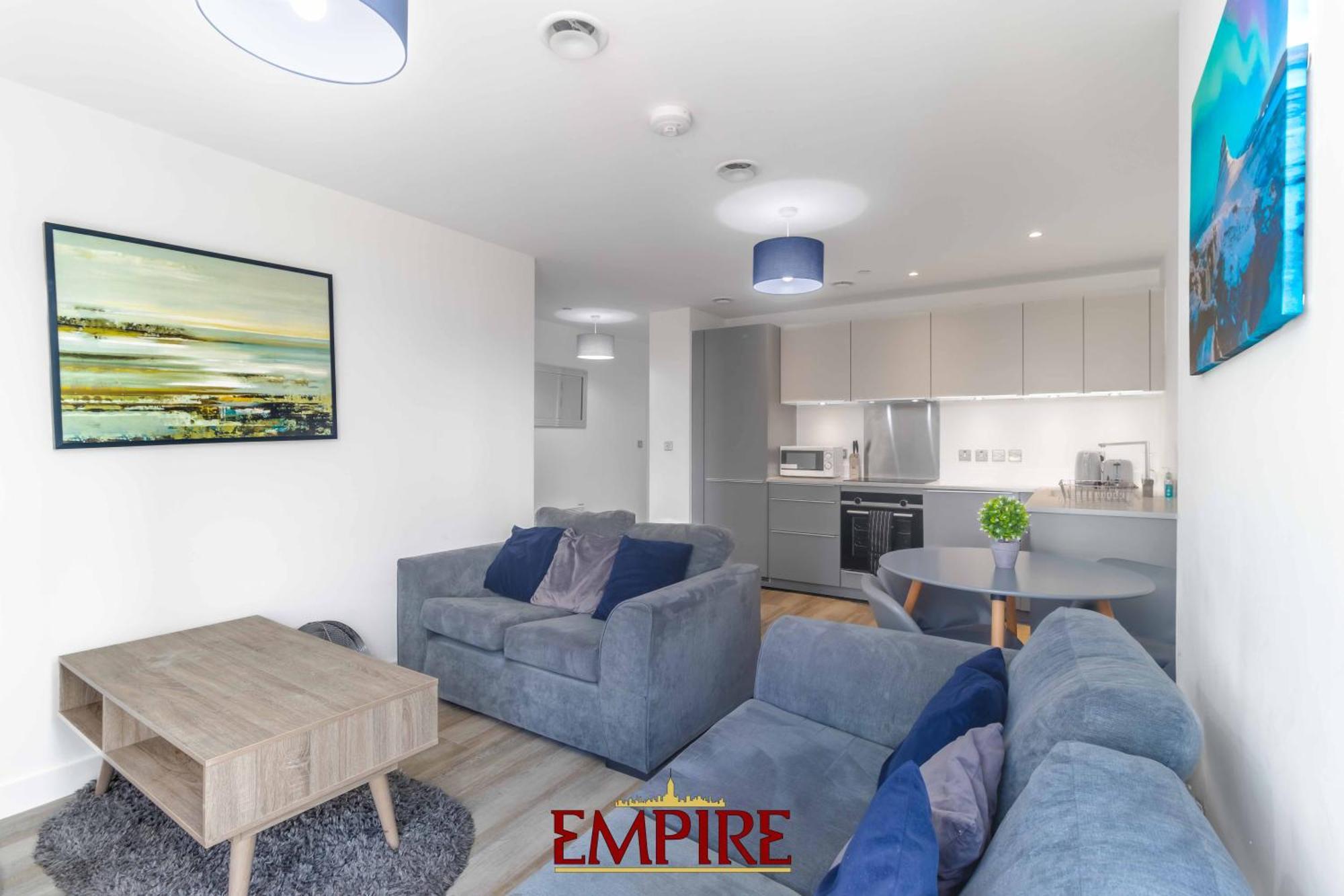 Luxury 2 Bedroom Apartment, On Broad Street! 버밍엄 외부 사진